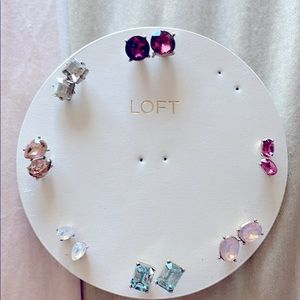 7 pairs of loft Stud earrings